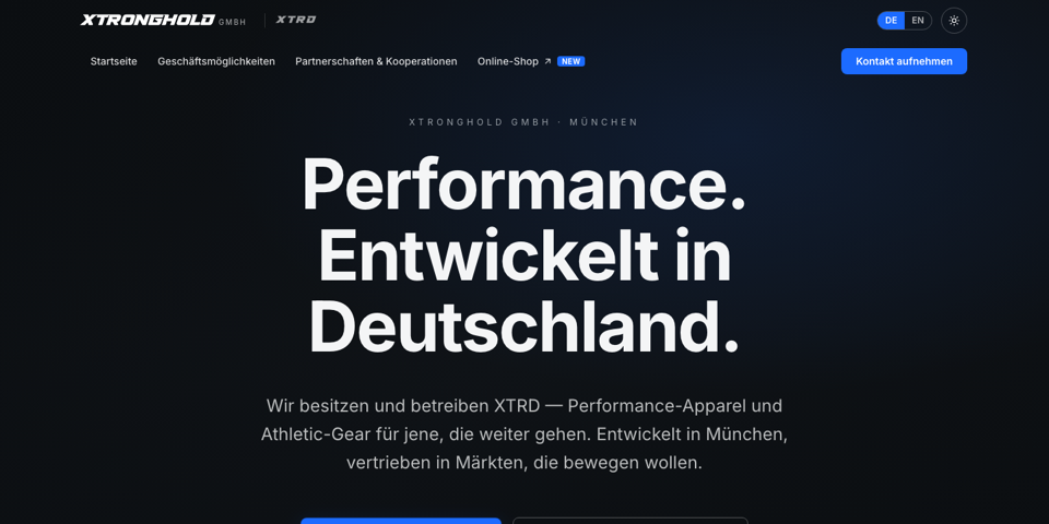 XTRONGHOLD — Website von XSAVY